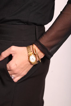 Bracelete Prego Dourado