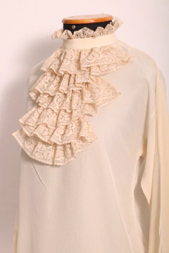 Camisa vintage de seda P/M