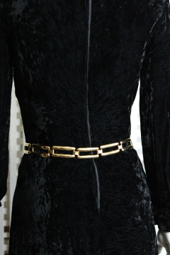 Cinto vintage italiano de metal