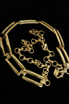 Cinto vintage italiano de metal - loja online