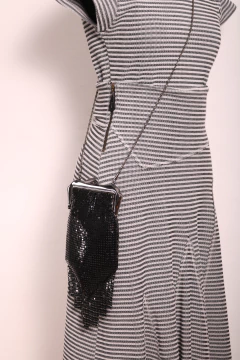 Bolsa vintage malha de metal - comprar online