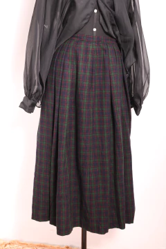 Saia vintage austríaca de lã P - Antonieta Brechó