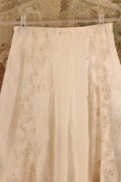 Saia/anágua anos 50/60 bordada P - comprar online