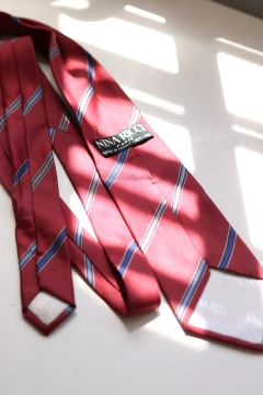 Gravata francesa NINA RICCI seda - Antonieta Brechó