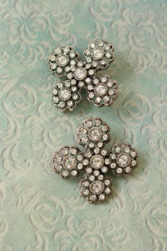 Brinco vintage cristais - comprar online