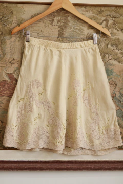 Saia/anágua em seda pura anos 50/60 na internet