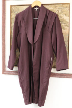 Sobreposição vintage de linho M