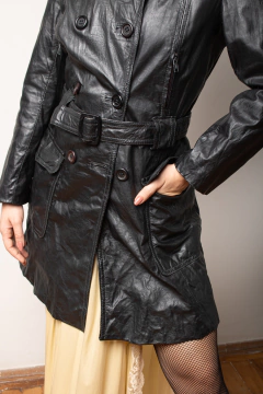 Casaco vintage de couro legitimo P