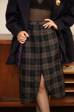 Saia vintage de lã P - comprar online