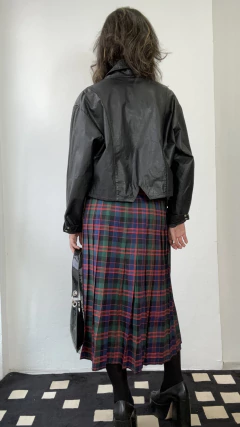 Jaqueta vintage de couro legitimoP/M na internet