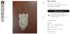 Bolsa Art Dèco anos 30 na internet