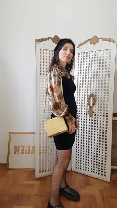 Maleta anos 70 de couro