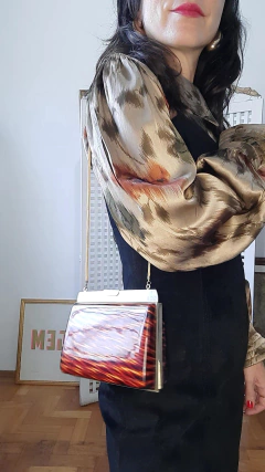 Bolsa anos 80 acrilico