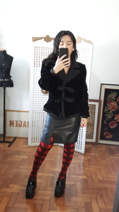 Casaqueto vintage de veludo P - comprar online