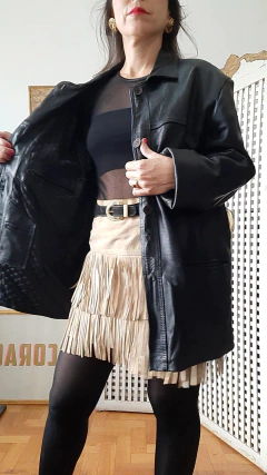 Saia boho de couro Animal& 38/40 na internet