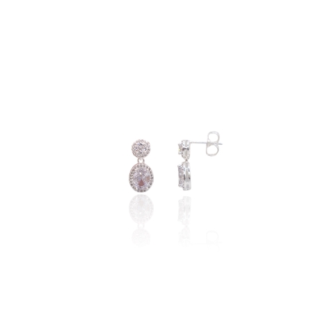 Brinco Pendurado Oval Lux BP - comprar online