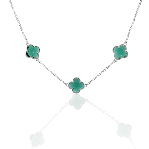 Choker Três Trevos Verde G Lux BP - comprar online