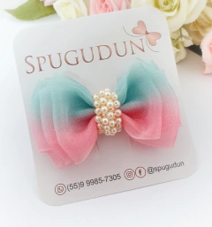 Laço Débora Fita de Organza Degradê (Unidade)