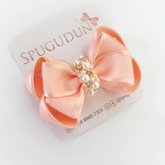 Laço Isis com sobreposição de organza (Unidade) - comprar online