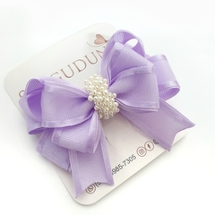 Laço Sophia Gorgurão e organza (Unidade) - comprar online