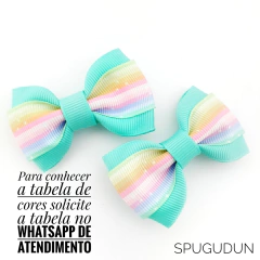 Gravatinha estampado sobreposto (parzinho)