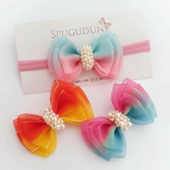 Laço Débora Fita de Organza Degradê (Unidade) - comprar online