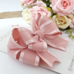 Laço Sophia Gorgurão e Organza (Unidade)