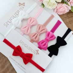 Lacinho gravatinha Veludo (Unidade)