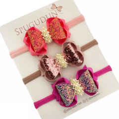 Laço Antônia brilho 3D (Unidade)