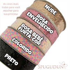 Laço Antonella Paetê (Unidade) - Spugudun