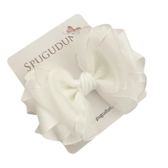 Laço Mili Pomposo Gorgurao e organza (Unidade) - Spugudun