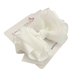 Laço Mili Pomposo Gorgurao e organza (Unidade) - loja online