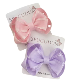 Laço Ísis com sobreposição de cetim (Unidade) - comprar online