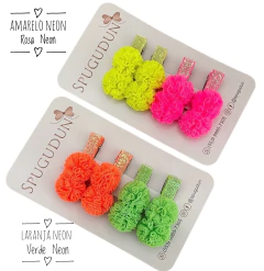 Kit de Hair Clips Pompom - comprar online