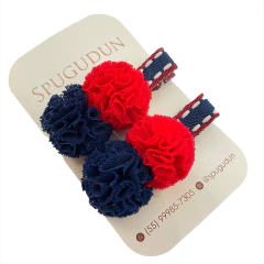 Hair clips pompom (Parzinho)