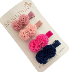 Kit de Hair Clips Pompom - loja online
