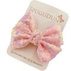 Laço Liz duplo Paetê (Unidade)