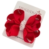 Laço Rafaela Gorgurão e organza (Unidade)