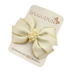 Laço Manuela bordas douradas (Unidade)