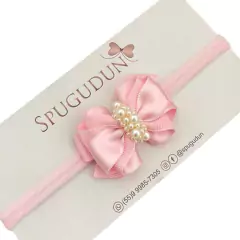 Laço Mili Baby gorgurão e cetim (Unid)