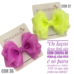Laço Mili Pomposo Organza (Unidade) - Spugudun