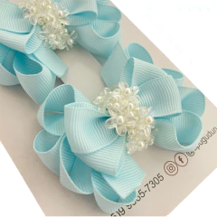 Laço Ella bordado Floral (Unidade)