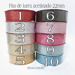 Laço Maria Júlia Lurex - Spugudun