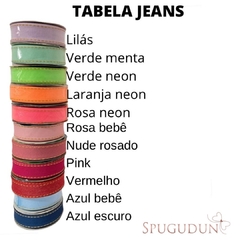 Laço Liz duplo jeans (Unidade) - comprar online