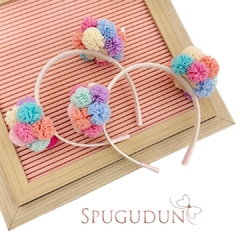 Pompom de pompons de malha (Unidade)