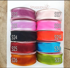 Laço Gabriela em organza (unidade) - loja online