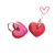 AROS JENNIFER LOVE ROJO