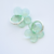 AROS FLORES VERDE ESMERALDA TRANSLUCIDO