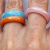 ORANGE DAHY GLASS RING