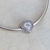 Corazón lila silver